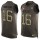 Nike 49ers #16 Joe Montana Green Men's Stitched NFL Limited Salute To Service Tank Top Jersey