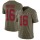 Nike 49ers #16 Joe Montana Olive Men's Stitched NFL Limited 2017 Salute to Service Jersey