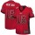 Women's 49ers #16 Joe Montana Red Team Color Stitched NFL Elite Drift Jersey