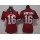 Women's 49ers #16 Joe Montana Red Team Color Stitched NFL Elite Jersey