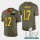 Nike 49ers #17 Emmanuel Sanders Men's Olive Gold Super Bowl LIV 2020 2019 Salute to Service NFL 100 Limited Jersey