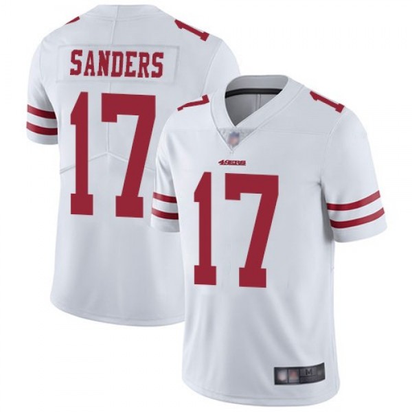 Nike 49ers #17 Emmanuel Sanders White Men's Stitched NFL Vapor Untouchable Limited Jersey