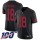Nike 49ers #18 Dante Pettis Black Alternate Men's Stitched NFL 100th Season Vapor Limited Jersey