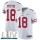 Nike 49ers #18 Dante Pettis White Super Bowl LIV 2020 Men's Stitched NFL Vapor Untouchable Limited Jersey