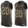 Nike 49ers #20 Jimmie Ward Green Men's Stitched NFL Limited Salute To Service Tank Top Jersey