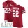 Nike 49ers #22 Matt Breida Red Super Bowl LIV 2020 Team Color Men's Stitched NFL Vapor Untouchable Elite Jersey