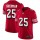 Nike 49ers #25 Richard Sherman Red Team Color Men's Stitched NFL Vapor Untouchable Limited II Jersey