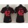 Women's 49ers #42 Ronnie Lott Black Alternate Stitched NFL Elite Jersey
