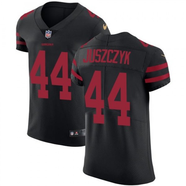 Nike 49ers #44 Kyle Juszczyk Black Alternate Men's Stitched NFL Vapor Untouchable Elite Jersey
