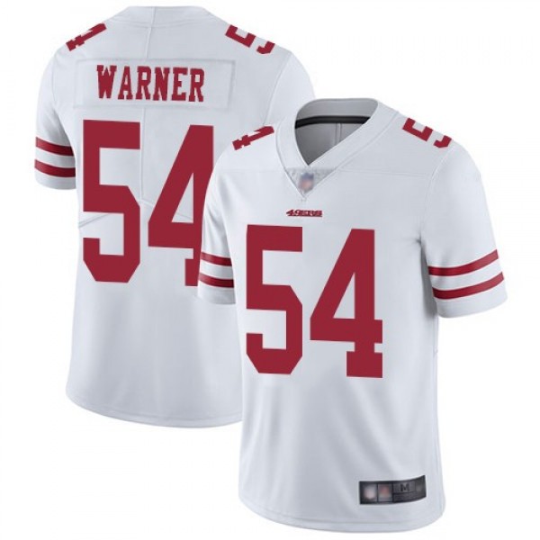 Nike 49ers #54 Fred Warner White Men's Stitched NFL Vapor Untouchable Limited Jersey