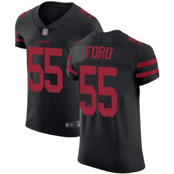 Nike 49ers #55 Dee Ford Black Alternate Men's Stitched NFL Vapor Untouchable Elite Jersey