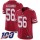 Nike 49ers #56 Kwon Alexander Red Team Color Men's Stitched NFL 100th Season Vapor Limited Jersey