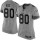 Women's 49ers #80 Jerry Rice Gray Stitched NFL Limited Gridiron Gray Jersey