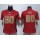 Women's 49ers #80 Jerry Rice Red Team Color Stitched NFL Elite Strobe Jersey