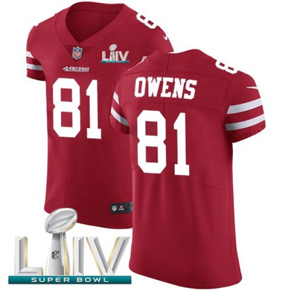 Nike 49ers #81 Jordan Matthews Red Super Bowl LIV 2020 Team Color Men's Stitched NFL Vapor Untouchable Elite Jersey