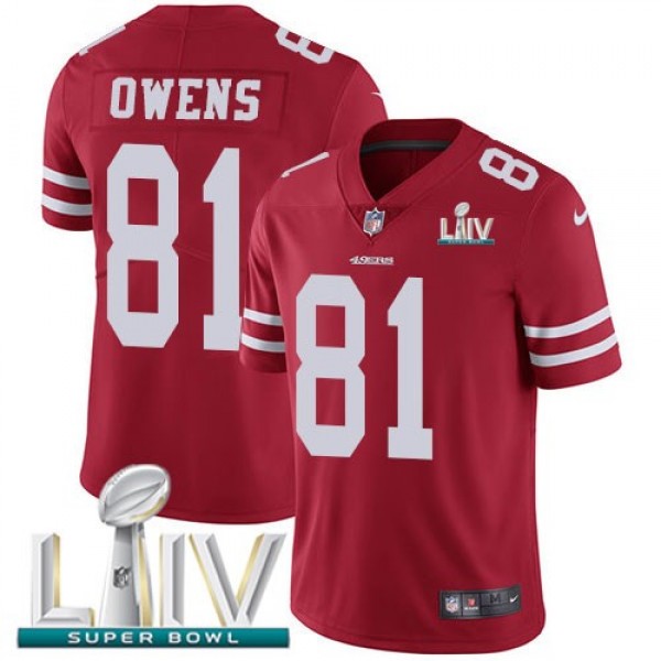 Nike 49ers #81 Jordan Matthews Red Super Bowl LIV 2020 Team Color Men's Stitched NFL Vapor Untouchable Limited Jersey