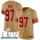 Nike 49ers #97 Nick Bosa Gold Super Bowl LIV 2020 Men's Stitched NFL Limited Inverted Legend Jersey