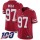 Nike 49ers #97 Nick Bosa Red Team Color Men's Stitched NFL 100th Season Vapor Limited Jersey