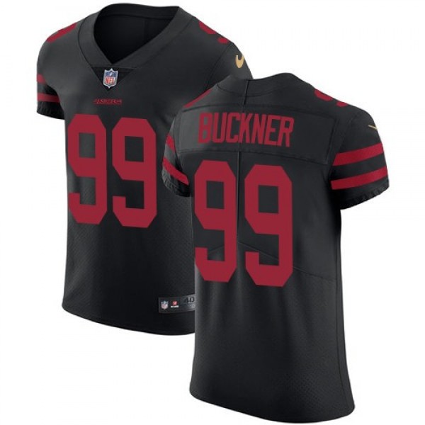 Nike 49ers #99 DeForest Buckner Black Alternate Men's Stitched NFL Vapor Untouchable Elite Jersey