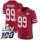 Nike 49ers #99 DeForest Buckner Red Super Bowl LIV 2020 Team Color Men's Stitched NFL 100th Season Vapor Limited Jersey