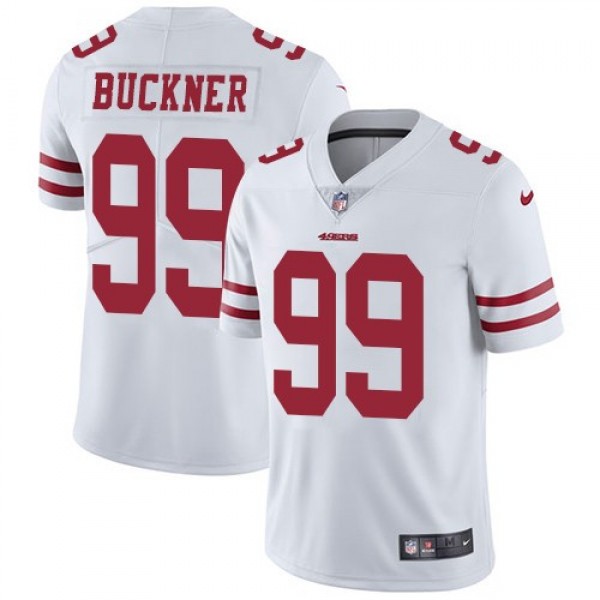 Nike 49ers #99 DeForest Buckner White Men's Stitched NFL Vapor Untouchable Limited Jersey