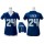 Women's Seahawks #24 Marshawn Lynch Steel Blue Team Color Draft Him Name Number Top Stitched NFL Elite Jersey
