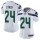 Women's Seahawks #24 Marshawn Lynch White Stitched NFL Vapor Untouchable Limited Jersey