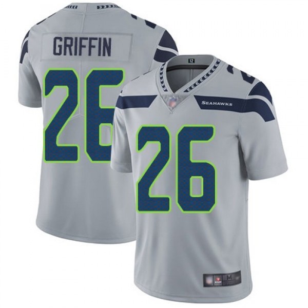 Nike Seahawks #26 Shaquem Griffin Grey Alternate Men's Stitched NFL Vapor Untouchable Limited Jersey