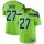 Nike Seahawks #27 Mike Davis Green Men's Stitched NFL Limited Rush Jersey