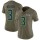 Women's Seahawks #3 Russell Wilson Olive Stitched NFL Limited 2017 Salute to Service Jersey