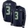 Nike Seahawks #3 Russell Wilson Steel Blue Team Color Men's Stitched NFL Limited Therma Long Sleeve Jersey