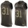 Nike Seahawks #31 Kam Chancellor Green Men's Stitched NFL Limited Salute To Service Tank Top Jersey
