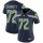Women's Seahawks #72 Michael Bennett Steel Blue Team Color Stitched NFL Vapor Untouchable Limited Jersey