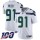 Nike Seahawks #91 Jarran Reed White Men's Stitched NFL 100th Season Vapor Limited Jersey