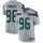 Nike Seahawks #96 Cortez Kennedy Grey Alternate Men's Stitched NFL Vapor Untouchable Limited Jersey