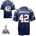 Patriots #42 Green-Ellis Dark Blue Super Bowl XLVI Embroidered NFL Jersey
