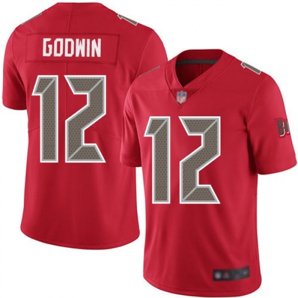 Nike Buccaneers #12 Chris Godwin Red Men's Stitched NFL Limited Rush Jersey
