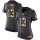 Women's Buccaneers #13 Mike Evans Black Stitched NFL Limited Gold Salute to Service Jersey