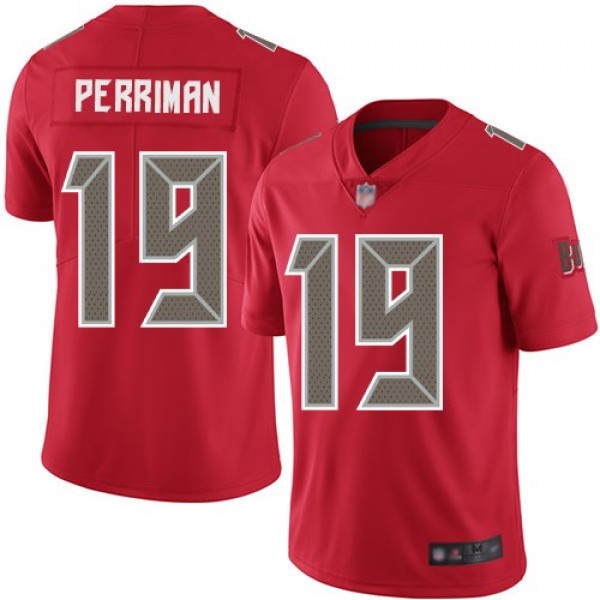 Nike Buccaneers #19 Breshad Perriman Red Men's Stitched NFL Limited Rush Jersey