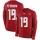 Nike Buccaneers #19 Breshad Perriman Red Team Color Men's Stitched NFL Limited Therma Long Sleeve Jersey