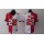 Women's Buccaneers #22 Doug Martin Red White Stitched NFL Elite Split Jersey