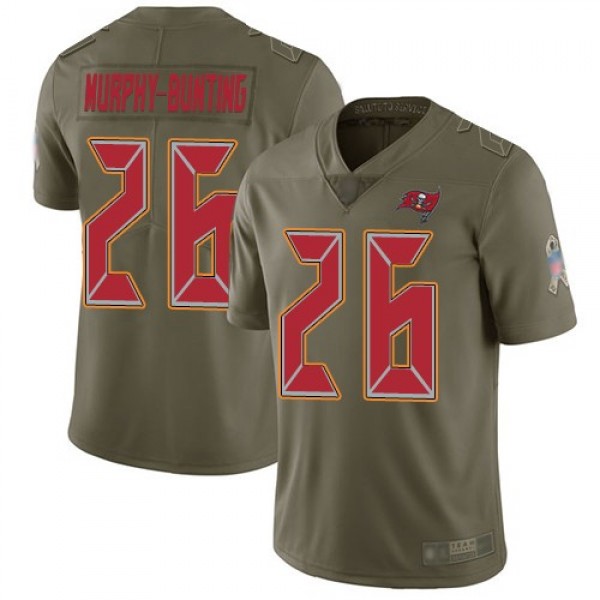 Nike Buccaneers #26 Sean Murphy-Bunting Olive Men's Stitched NFL Limited 2017 Salute To Service Jersey