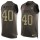 Nike Buccaneers #40 Mike Alstott Green Men's Stitched NFL Limited Salute To Service Tank Top Jersey