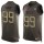 Nike Buccaneers #99 Warren Sapp Green Men's Stitched NFL Limited Salute To Service Tank Top Jersey
