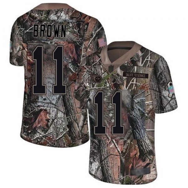 Nike Titans #11 A.J. Brown Camo Men's Stitched NFL Limited Rush Realtree Jersey