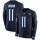 Nike Titans #11 A.J. Brown Navy Blue Team Color Men's Stitched NFL Limited Therma Long Sleeve Jersey