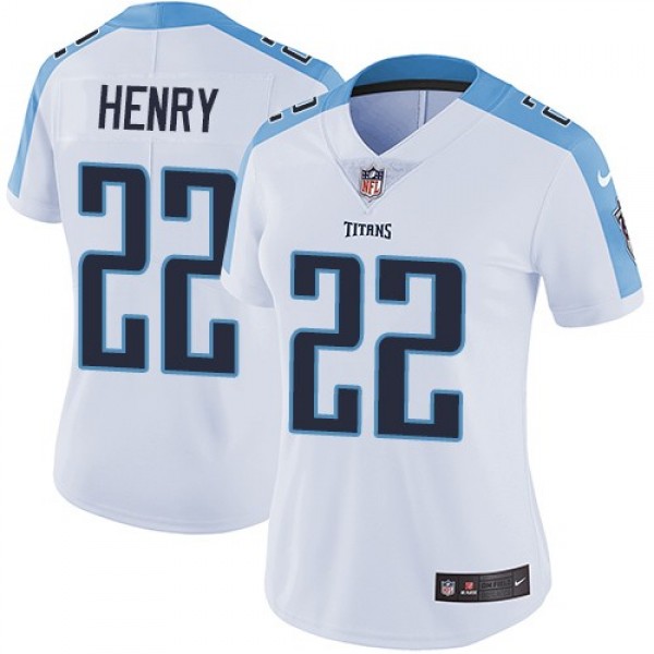 Women's Titans #22 Derrick Henry White Stitched NFL Vapor Untouchable Limited Jersey