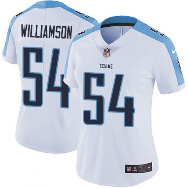 Women's Titans #54 Avery Williamson White Stitched NFL Vapor Untouchable Limited Jersey