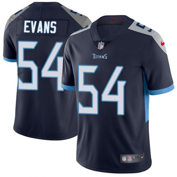 Nike Titans #54 Rashaan Evans Navy Blue Team Color Men's Stitched NFL Vapor Untouchable Limited Jersey