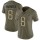 Women's Titans #8 Marcus Mariota Olive Camo Stitched NFL Limited 2017 Salute to Service Jersey